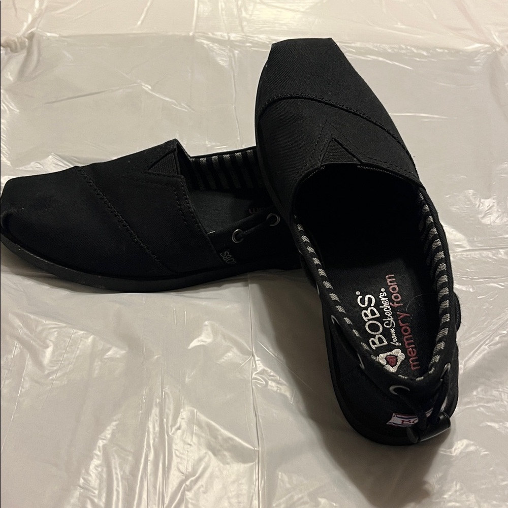 BOBS from Skechers Black Slip-On Loafers